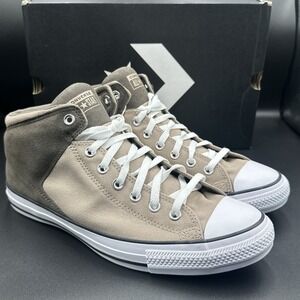 Converse Chuck Taylor All Star High Street Mid Cargo Brown White Men's Sz 13 NEW